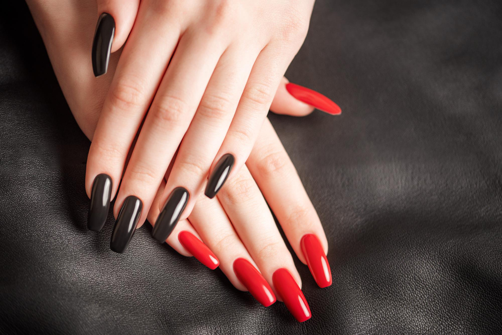 Nail technician at Luxury Nails and Spa offering professional nail services in South Bend, located on East Ireland Road